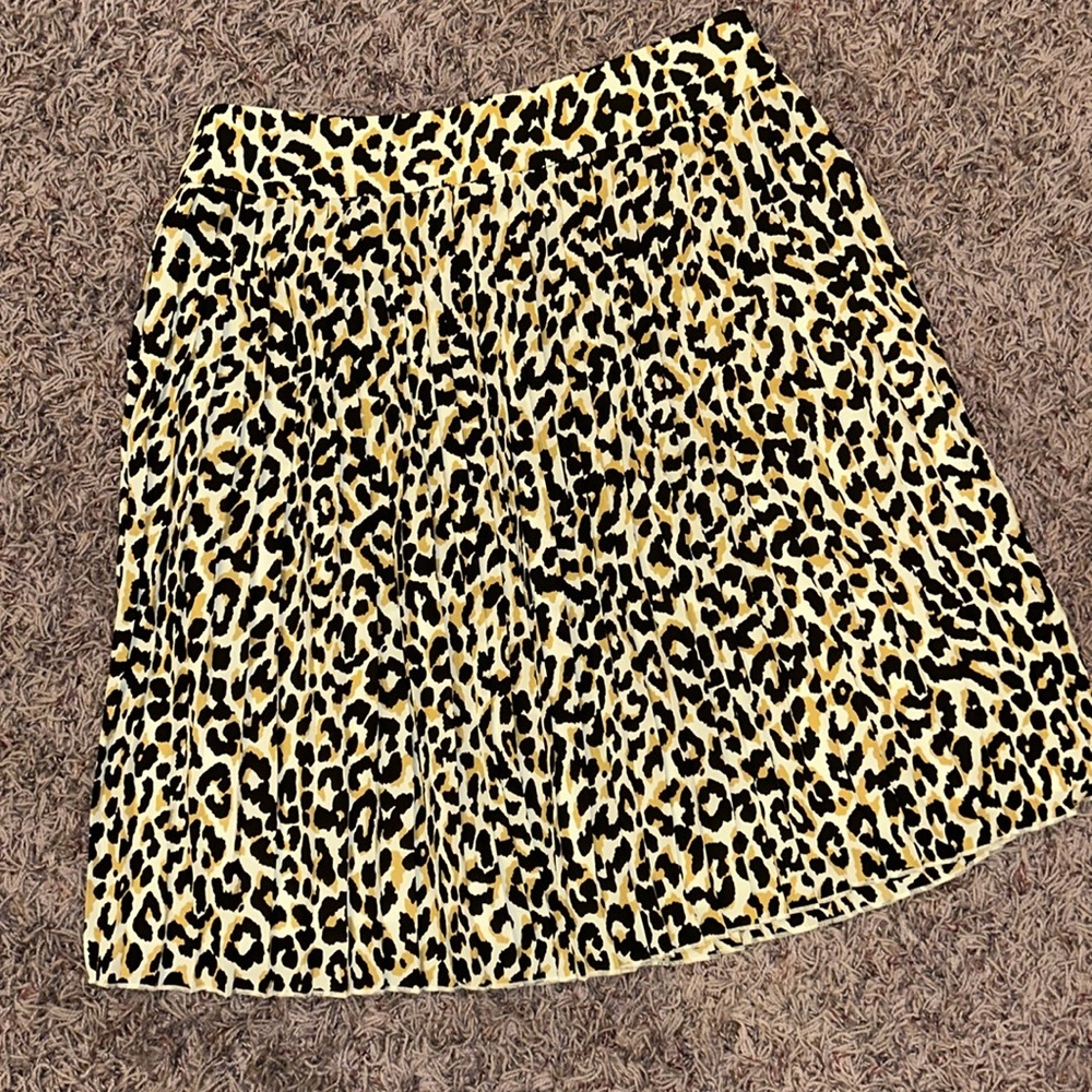 J.Crew Midi Leopard Skirt